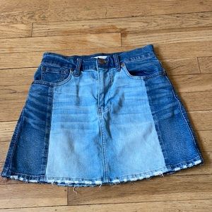 Madewell Jean skirt